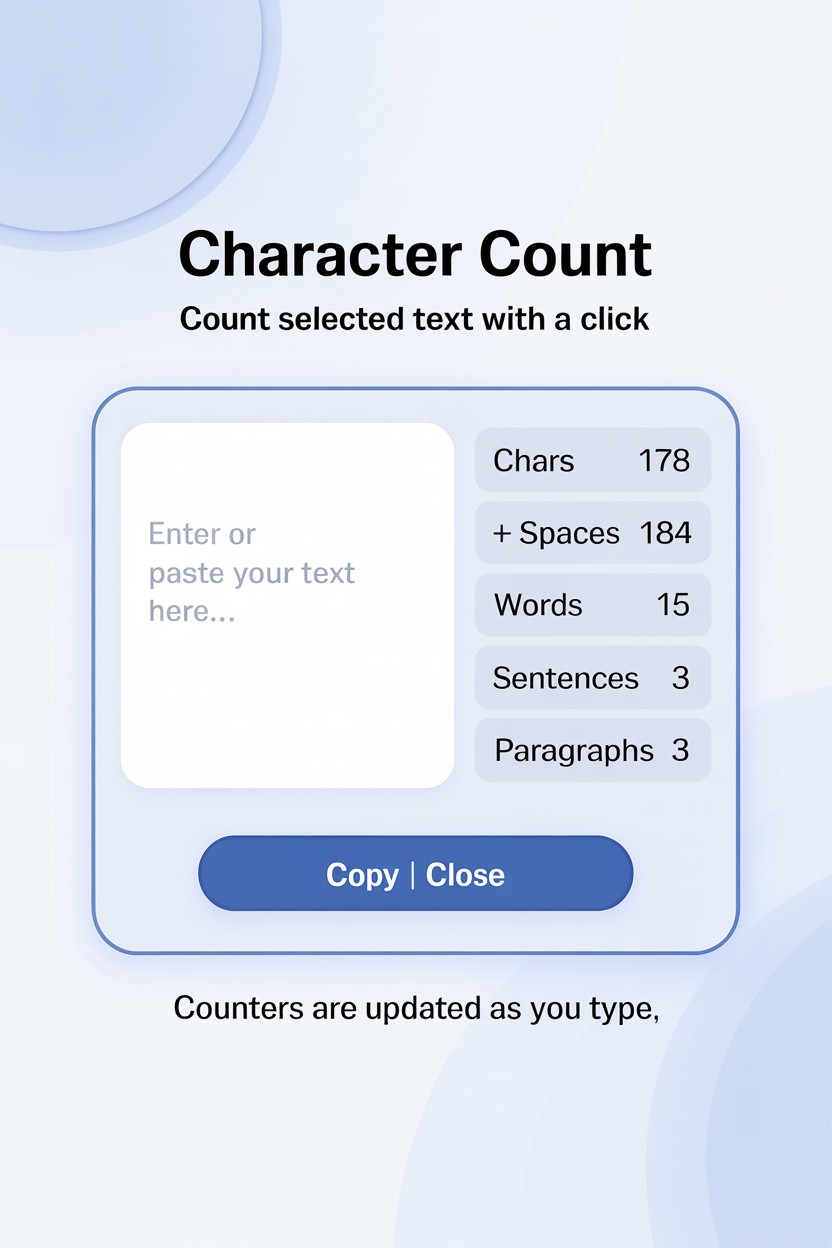 Why Choose Our Character Counter